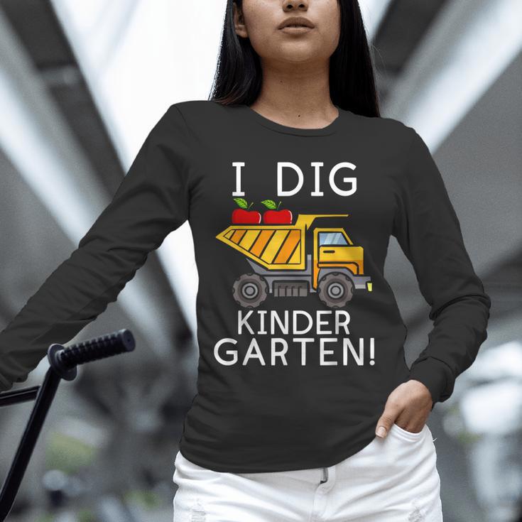 I Dig Kindergarten Student Teacher Construction First Day Unisex Long Sleeve T-Shirt, novelty gifts, funny gifts