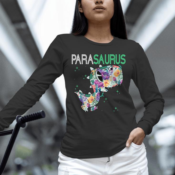 Dino Para Professional Teacher Collection T-Rex Dinosaur Paraeducator Assistant Teacher Unisex Long Sleeve T-Shirt, novelty gifts, funny gifts Dino Para Professional Teacher Collection T-Rex Dinosaur Paraeducator Assistant Teacher Unisex Long Sleeve T-Shirt, novelty gifts, funny gifts