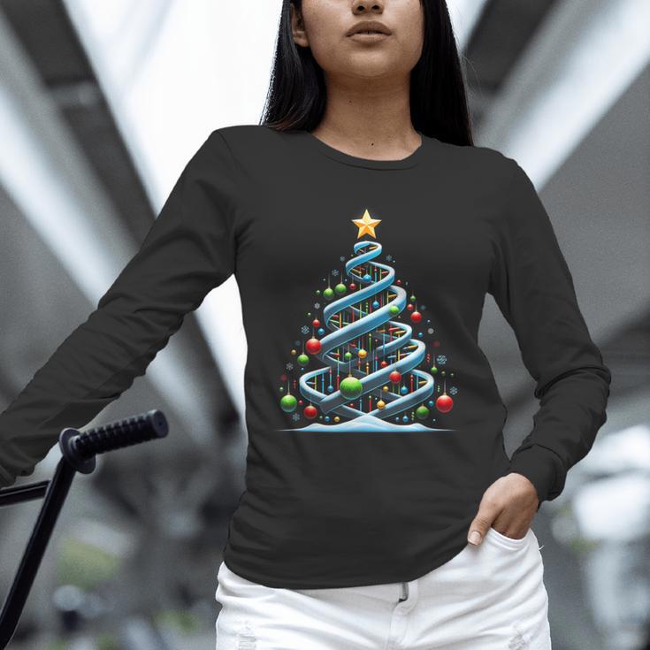DNA Helix Christmas Tree Scientist Biology Science Teacher Unisex Long Sleeve T-Shirt, novelty gifts, funny gifts DNA Helix Christmas Tree Scientist Biology Science Teacher Unisex Long Sleeve T-Shirt, novelty gifts, funny gifts