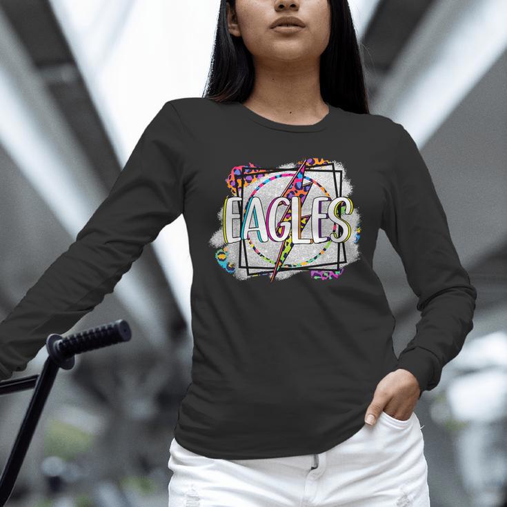 Eagles Teacher School Sports Fan Team Spirit Unisex Long Sleeve T-Shirt, novelty gifts, funny gifts