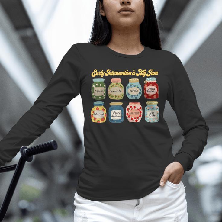 Early Intervention Is My Jam Early Intervention Teacher Unisex Long Sleeve T-Shirt, novelty gifts, funny gifts Early Intervention Is My Jam Early Intervention Teacher Unisex Long Sleeve T-Shirt, novelty gifts, funny gifts