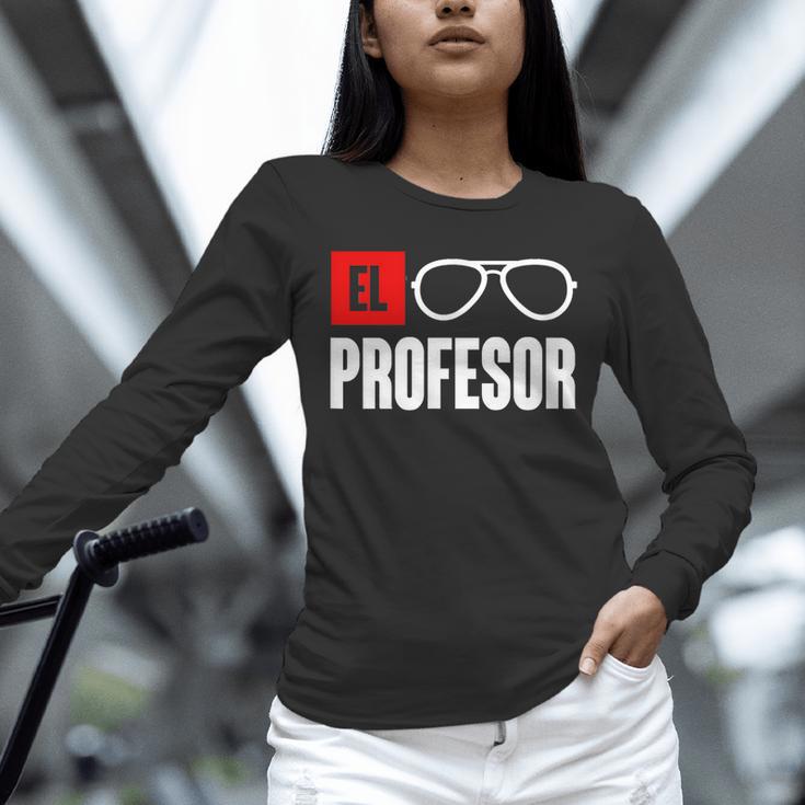 El Professor Money Costume Profesor Glasses Men Teacher Gift Unisex Long Sleeve T-Shirt, novelty gifts, funny gifts El Professor Money Costume Profesor Glasses Men Teacher Gift Unisex Long Sleeve T-Shirt, novelty gifts, funny gifts