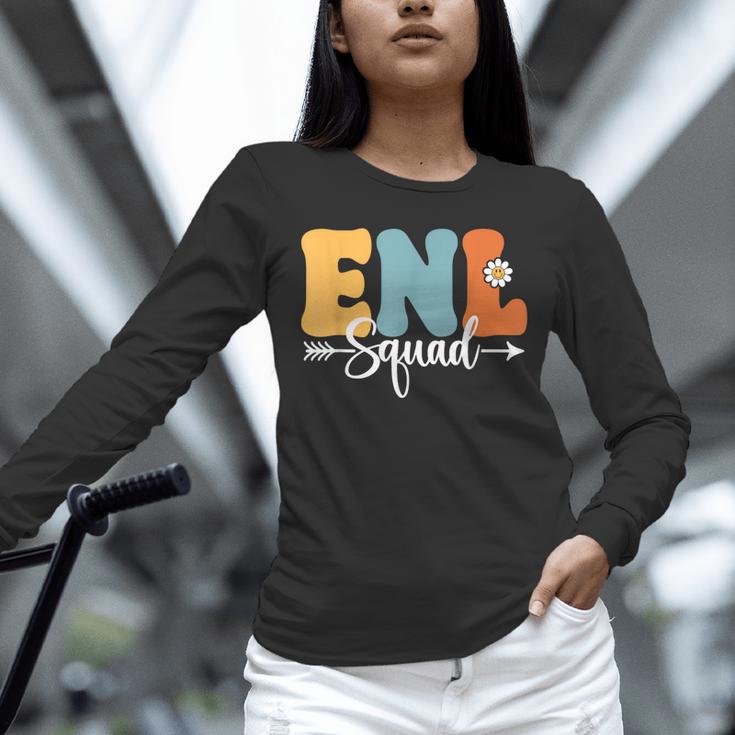 ENL Squad Back To School Teachers Students ENL Crew Men Women Girls Kids Unisex Long Sleeve T-Shirt, novelty gifts, funny gifts ENL Squad Back To School Teachers Students ENL Crew Men Women Girls Kids Unisex Long Sleeve T-Shirt, novelty gifts, funny gifts