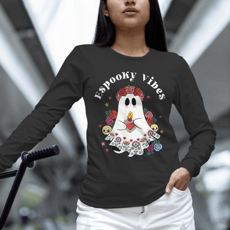 Espooky Vibes Maestra Halloween Spanish Mexican Teacher Unisex Long Sleeve T-Shirt, novelty gifts, funny gifts Espooky Vibes Maestra Halloween Spanish Mexican Teacher Unisex Long Sleeve T-Shirt, novelty gifts, funny gifts