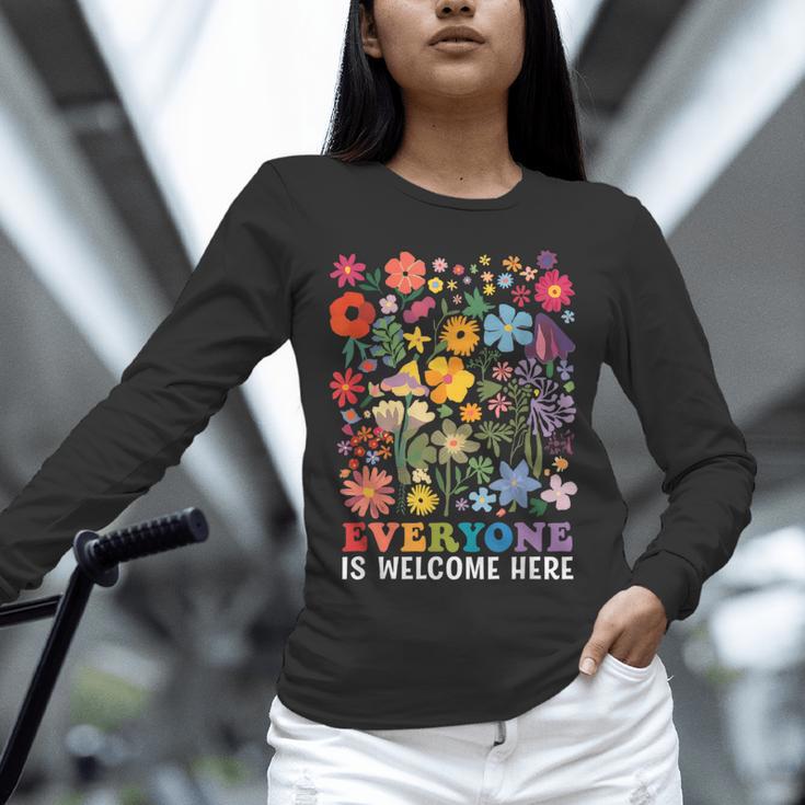 Everyone Is Welcome Here Tshirt Idaho Teacher Support Retro Unisex Long Sleeve T-Shirt, novelty gifts, funny gifts Everyone Is Welcome Here Tshirt Idaho Teacher Support Retro Unisex Long Sleeve T-Shirt, novelty gifts, funny gifts