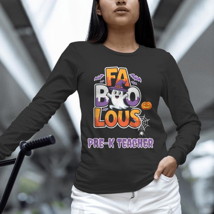 Fabulous Pre-K Teacher Halloween Costume Classroom Outfit Unisex Long Sleeve T-Shirt, novelty gifts, funny gifts Fabulous Pre-K Teacher Halloween Costume Classroom Outfit Unisex Long Sleeve T-Shirt, novelty gifts, funny gifts