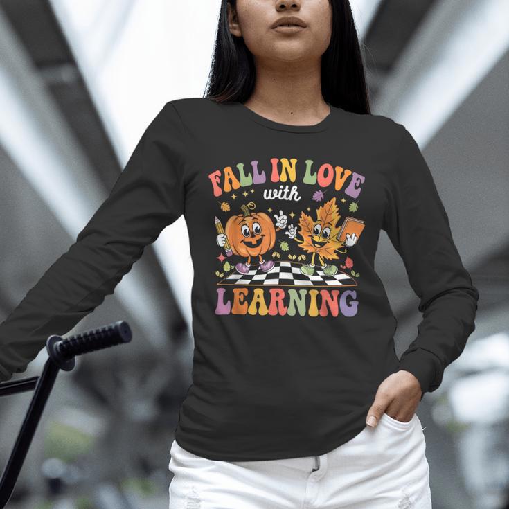 Fall In Love With Learning Autumn Fall Season Teacher Unisex Long Sleeve T-Shirt, novelty gifts, funny gifts Fall In Love With Learning Autumn Fall Season Teacher Unisex Long Sleeve T-Shirt, novelty gifts, funny gifts