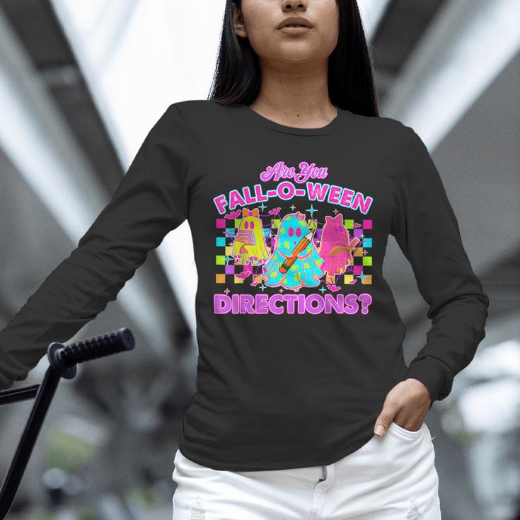 Are You Fall-O-Ween Directions Teacher Ghost Halloween Unisex Long Sleeve T-Shirt, novelty gifts, funny gifts Are You Fall-O-Ween Directions Teacher Ghost Halloween Unisex Long Sleeve T-Shirt, novelty gifts, funny gifts