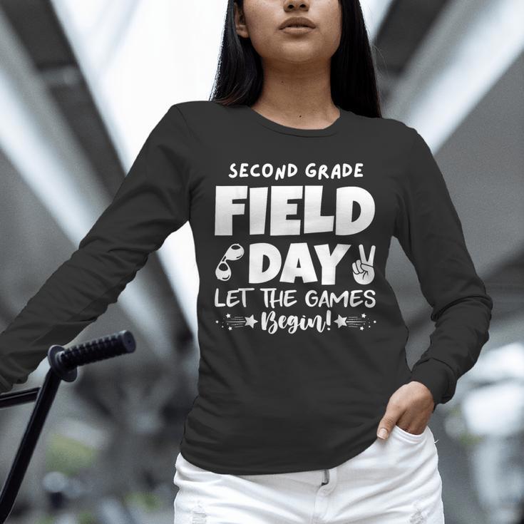 Field Day Second 2nd Grade Orange 2025 Boy Girl Teacher Unisex Long Sleeve T-Shirt, novelty gifts, funny gifts Field Day Second 2nd Grade Orange 2025 Boy Girl Teacher Unisex Long Sleeve T-Shirt, novelty gifts, funny gifts