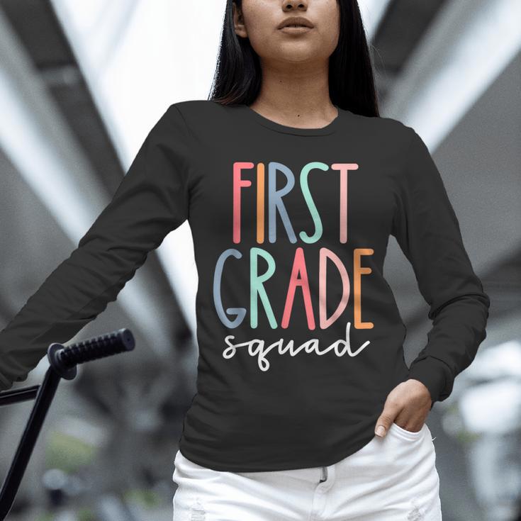 First Grade Squad 1st Grade Teacher Crew Back To School Team Unisex Long Sleeve T-Shirt, novelty gifts, funny gifts First Grade Squad 1st Grade Teacher Crew Back To School Team Unisex Long Sleeve T-Shirt, novelty gifts, funny gifts