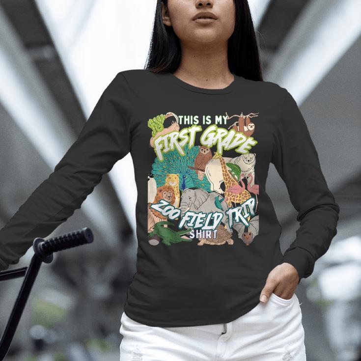 First Grade Zoo Field Trip Matching Student Teacher Class Unisex Long Sleeve T-Shirt, novelty gifts, funny gifts
