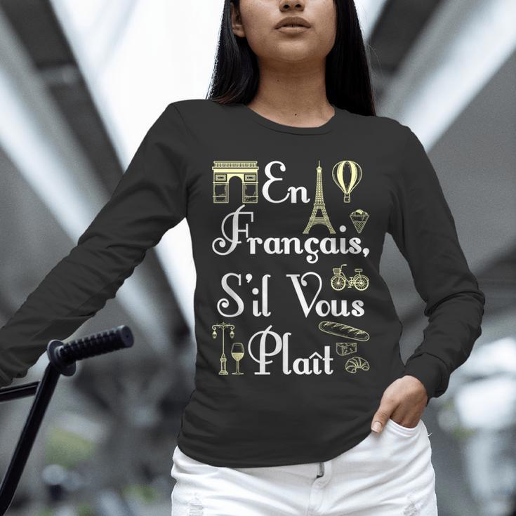 French Teacher En Francais S'Il Vous Plait End Of Year Unisex Long Sleeve T-Shirt, novelty gifts, funny gifts French Teacher En Francais S'Il Vous Plait End Of Year Unisex Long Sleeve T-Shirt, novelty gifts, funny gifts