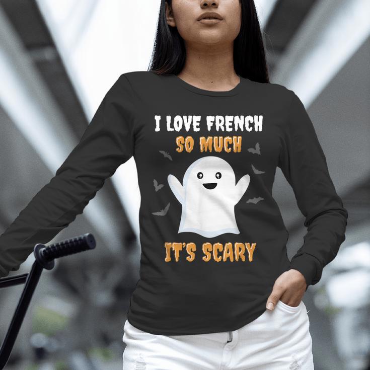 French Teacher Halloween French Class School Unisex Long Sleeve T-Shirt, novelty gifts, funny gifts
