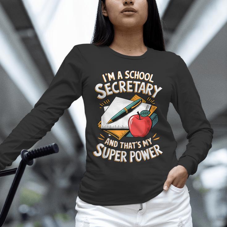 Front Office Teacher Admin Mother I'm A School Secretary Unisex Long Sleeve T-Shirt, novelty gifts, funny gifts Front Office Teacher Admin Mother I'm A School Secretary Unisex Long Sleeve T-Shirt, novelty gifts, funny gifts
