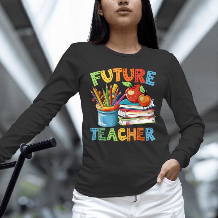 Future Teacher Costume For Kids Back To School Boy Girl Unisex Long Sleeve T-Shirt, novelty gifts, funny gifts
