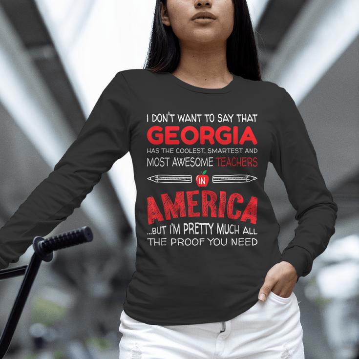 Georgia Teachers Classroom Tshirt Unisex Long Sleeve T-Shirt, novelty gifts, funny gifts