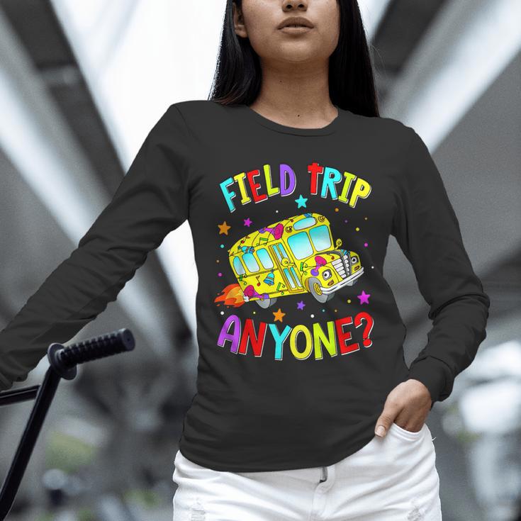 Groovy Field Trip Anyone Happy Field Day For Teachers Kids Unisex Long Sleeve T-Shirt, novelty gifts, funny gifts Groovy Field Trip Anyone Happy Field Day For Teachers Kids Unisex Long Sleeve T-Shirt, novelty gifts, funny gifts
