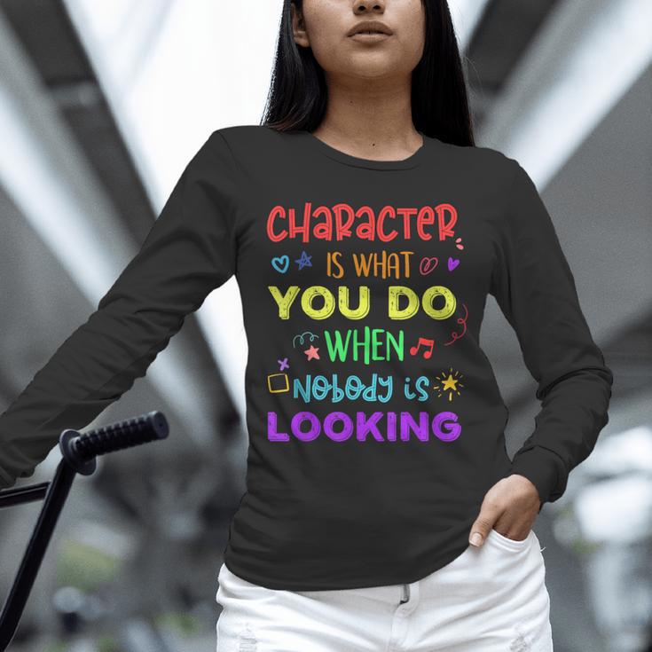 Growth Mindset Teacher Positive Message Inspirational Quote Unisex Long Sleeve T-Shirt, novelty gifts, funny gifts