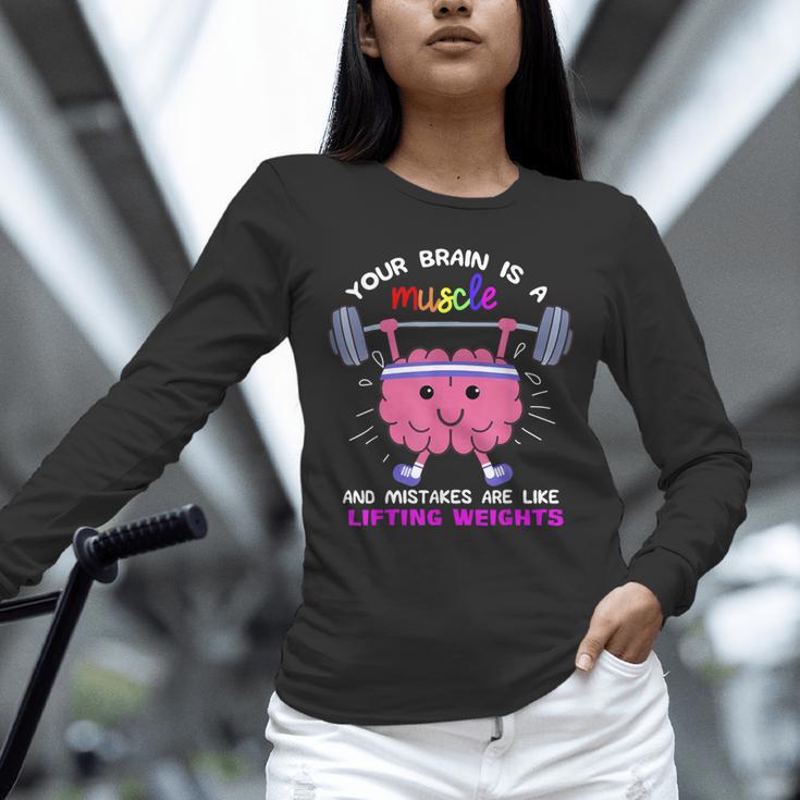 Growth Mindset Teacher Shirt Inspirational Shirts Unisex Long Sleeve T-Shirt, novelty gifts, funny gifts