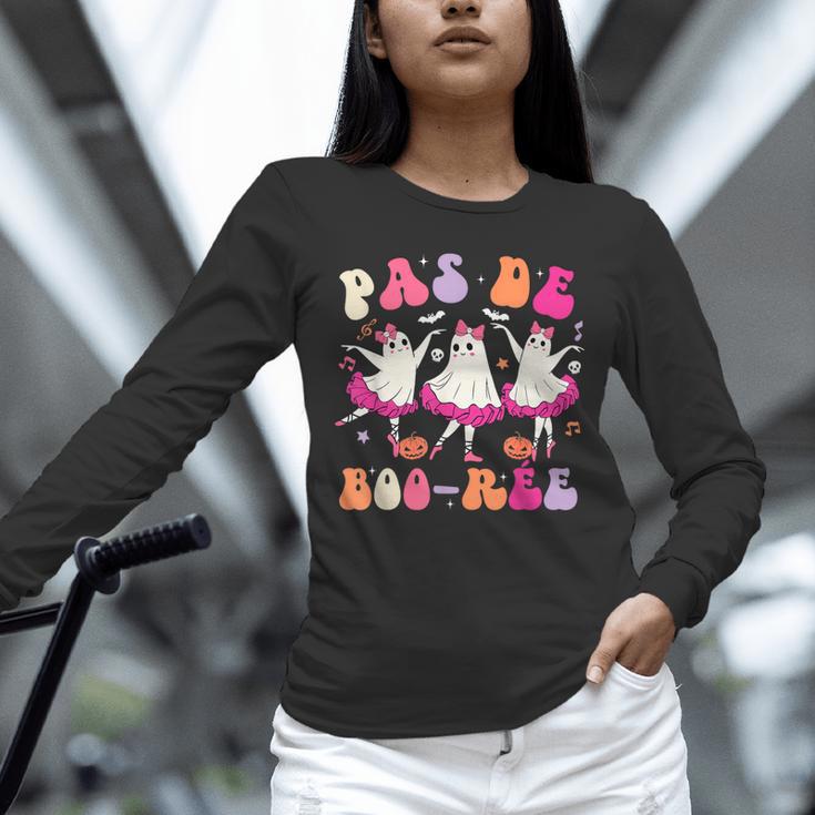 Halloween Dance Teacher Pas De Boo-Ree Ghost Ballet Dancer Unisex Long Sleeve T-Shirt, novelty gifts, funny gifts Halloween Dance Teacher Pas De Boo-Ree Ghost Ballet Dancer Unisex Long Sleeve T-Shirt, novelty gifts, funny gifts