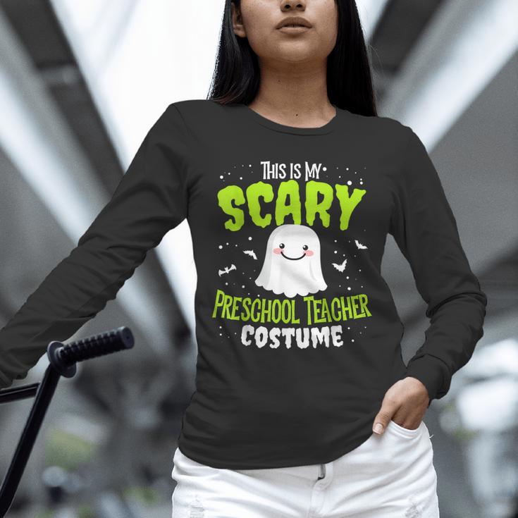 Halloween This Is My Scary Preschool Teacher Custome For Men Women Kids Unisex Long Sleeve T-Shirt, novelty gifts, funny gifts Halloween This Is My Scary Preschool Teacher Custome For Men Women Kids Unisex Long Sleeve T-Shirt, novelty gifts, funny gifts