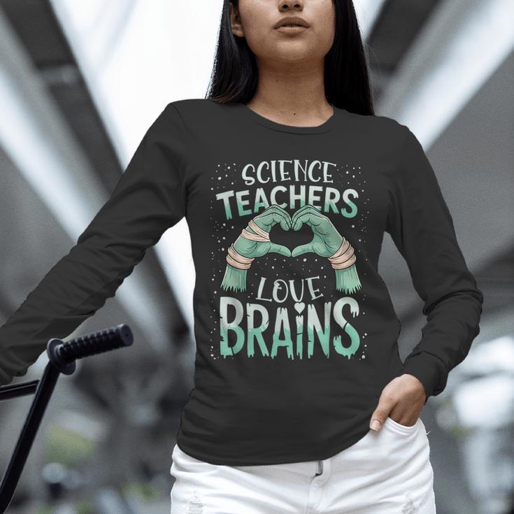 Halloween Teacher Tshirts Science Teachers Love Brains Unisex Long Sleeve T-Shirt, novelty gifts, funny gifts Halloween Teacher Tshirts Science Teachers Love Brains Unisex Long Sleeve T-Shirt, novelty gifts, funny gifts