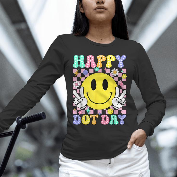 Happy Dot Day Shirts Teacher Student Girls Kids Smile Face Unisex Long Sleeve T-Shirt, novelty gifts, funny gifts Happy Dot Day Shirts Teacher Student Girls Kids Smile Face Unisex Long Sleeve T-Shirt, novelty gifts, funny gifts