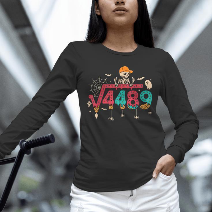 HUGvyn Square Root 4489 Math Teacher 67 Meme Halloween Unisex Long Sleeve T-Shirt, novelty gifts, funny gifts HUGvyn Square Root 4489 Math Teacher 67 Meme Halloween Unisex Long Sleeve T-Shirt, novelty gifts, funny gifts