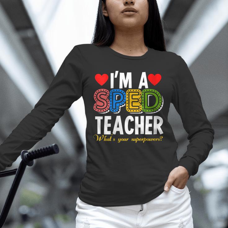I'm A SPED Teacher Special Education Teacher Unisex Long Sleeve T-Shirt, novelty gifts, funny gifts I'm A SPED Teacher Special Education Teacher Unisex Long Sleeve T-Shirt, novelty gifts, funny gifts