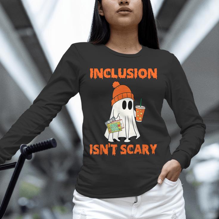 Inclusion Isn't Scary Shirt Halloween SLP Sped Teacher Unisex Long Sleeve T-Shirt, novelty gifts, funny gifts
