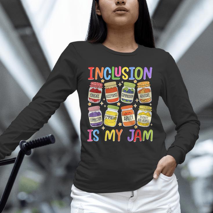 Inclusion Is My Jam SPED Teacher Special Education Teacher Unisex Long Sleeve T-Shirt, novelty gifts, funny gifts Inclusion Is My Jam SPED Teacher Special Education Teacher Unisex Long Sleeve T-Shirt, novelty gifts, funny gifts