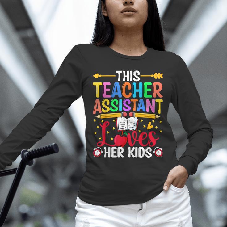 Instructional Assistant Loves Her Kids Teacher Assistant Unisex Long Sleeve T-Shirt, novelty gifts, funny gifts Instructional Assistant Loves Her Kids Teacher Assistant Unisex Long Sleeve T-Shirt, novelty gifts, funny gifts