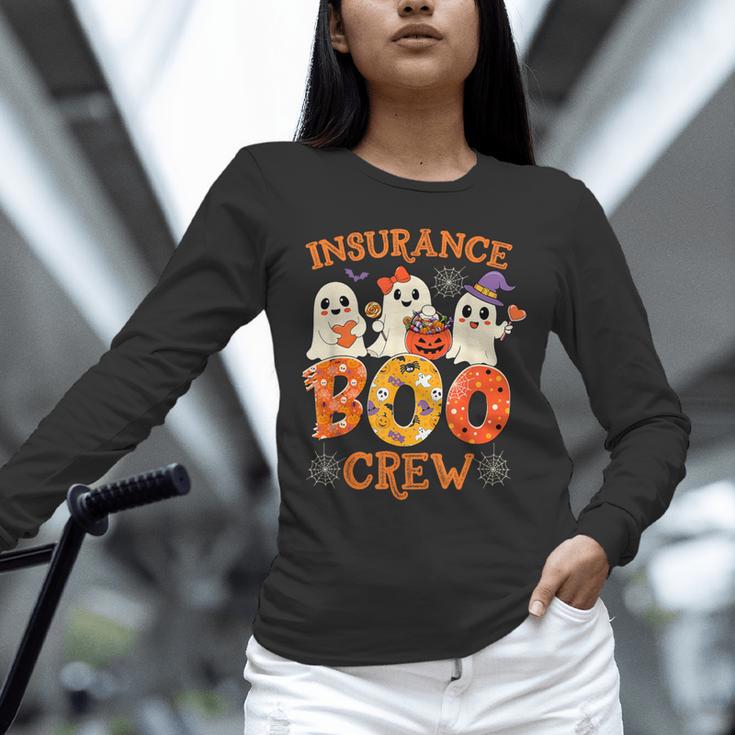 Insurance Boo Crew Halloween Spooky Costume Teacher Unisex Long Sleeve T-Shirt, novelty gifts, funny gifts Insurance Boo Crew Halloween Spooky Costume Teacher Unisex Long Sleeve T-Shirt, novelty gifts, funny gifts