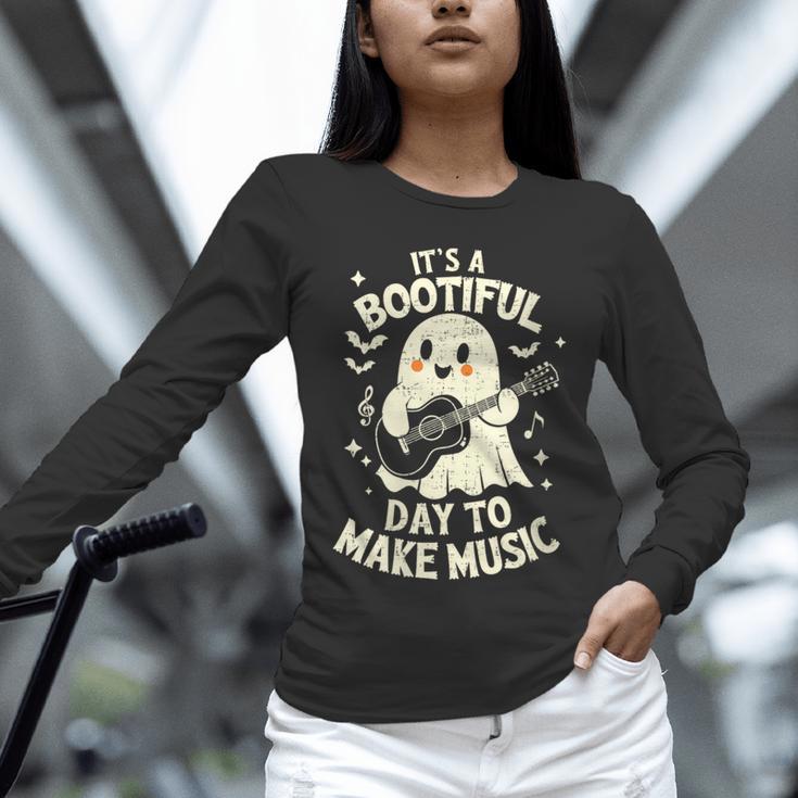 It's A Bootiful Day To Make Music Halloween Music Teacher Unisex Long Sleeve T-Shirt, novelty gifts, funny gifts It's A Bootiful Day To Make Music Halloween Music Teacher Unisex Long Sleeve T-Shirt, novelty gifts, funny gifts