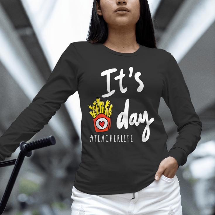 It's Fry Day Teacher Life Unisex Long Sleeve T-Shirt, novelty gifts, funny gifts It's Fry Day Teacher Life Unisex Long Sleeve T-Shirt, novelty gifts, funny gifts