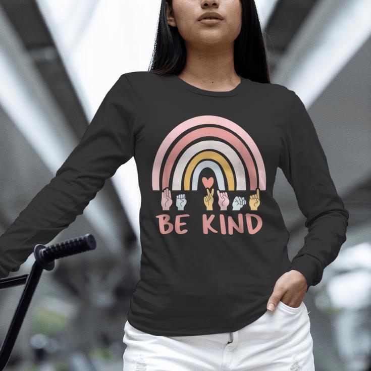 Be Kind ASL Sign Language Deaf SPED Teacher Kids Men Women Unisex Long Sleeve T-Shirt, novelty gifts, funny gifts Be Kind ASL Sign Language Deaf SPED Teacher Kids Men Women Unisex Long Sleeve T-Shirt, novelty gifts, funny gifts