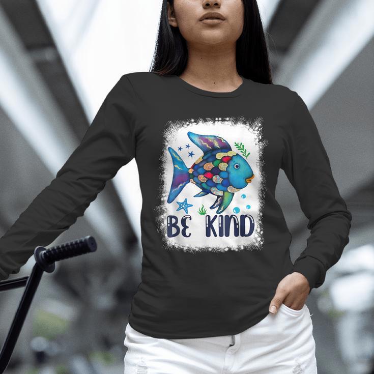 Be Kind Rainbow Fish Teacher Life Back To School Teaching Men Women Unisex Long Sleeve T-Shirt, novelty gifts, funny gifts