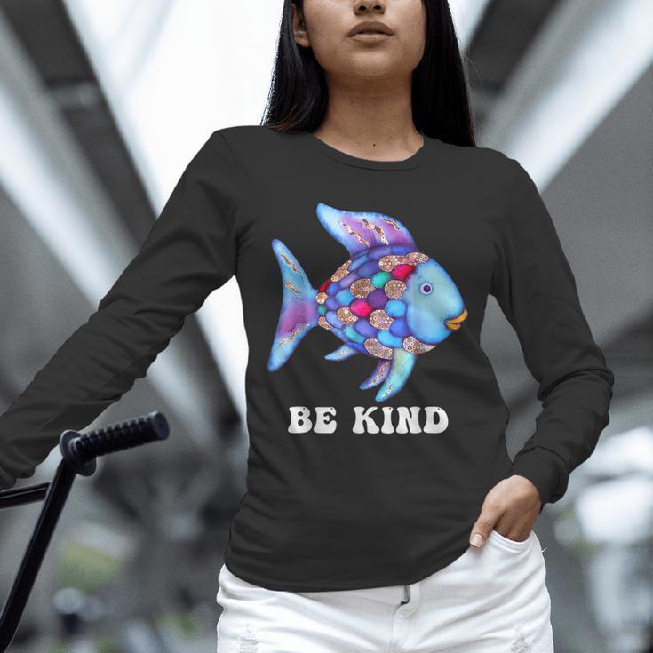 Be Kind Rainbow Fish Teacher Life Teaching Back To School Unisex Long Sleeve T-Shirt, novelty gifts, funny gifts Be Kind Rainbow Fish Teacher Life Teaching Back To School Unisex Long Sleeve T-Shirt, novelty gifts, funny gifts
