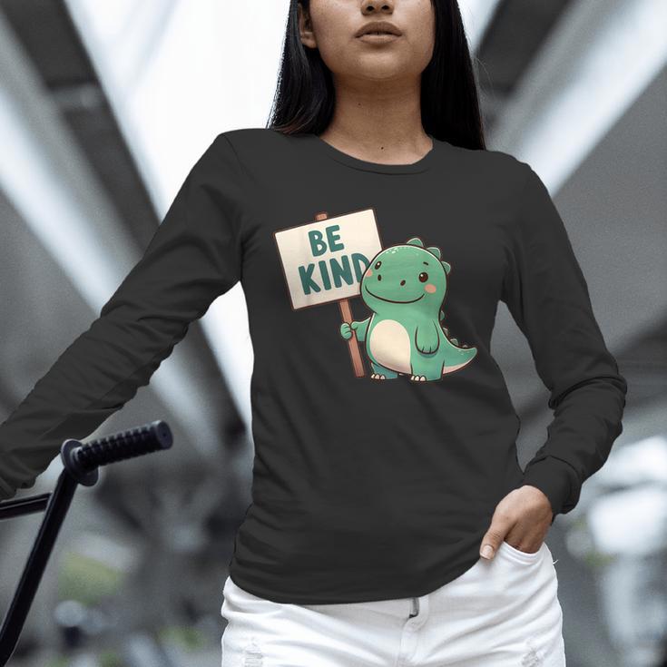 Be Kind Teacher Anti-Bullying Dino Kindness Women Men Boys Unisex Long Sleeve T-Shirt, novelty gifts, funny gifts Be Kind Teacher Anti-Bullying Dino Kindness Women Men Boys Unisex Long Sleeve T-Shirt, novelty gifts, funny gifts