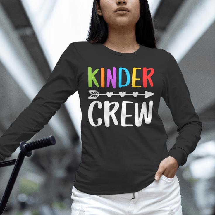 Kinder Crew Shirt Kindergarten Boy Girl Student Teacher Unisex Long Sleeve T-Shirt, novelty gifts, funny gifts Kinder Crew Shirt Kindergarten Boy Girl Student Teacher Unisex Long Sleeve T-Shirt, novelty gifts, funny gifts