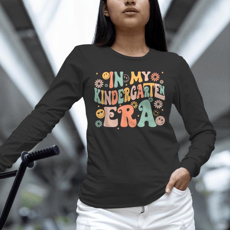 In My Kindergarten Era Retro Back To School Teacher Student Unisex Long Sleeve T-Shirt, novelty gifts, funny gifts