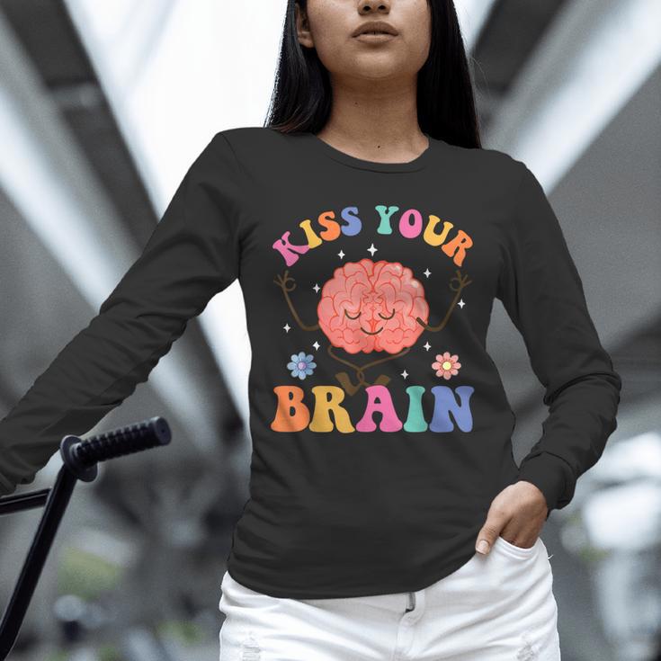 Kiss Your Brain Sped Teacher Appreciation Back To School Kid Unisex Long Sleeve T-Shirt, novelty gifts, funny gifts Kiss Your Brain Sped Teacher Appreciation Back To School Kid Unisex Long Sleeve T-Shirt, novelty gifts, funny gifts
