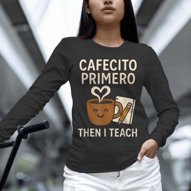 Latina Teacher Bilingual Educator Spanish Heritage Empower Unisex Long Sleeve T-Shirt, novelty gifts, funny gifts Latina Teacher Bilingual Educator Spanish Heritage Empower Unisex Long Sleeve T-Shirt, novelty gifts, funny gifts