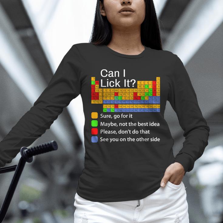 Can I Lick It Periodic Table Chemistry Teachers Unisex Long Sleeve T-Shirt, novelty gifts, funny gifts Can I Lick It Periodic Table Chemistry Teachers Unisex Long Sleeve T-Shirt, novelty gifts, funny gifts