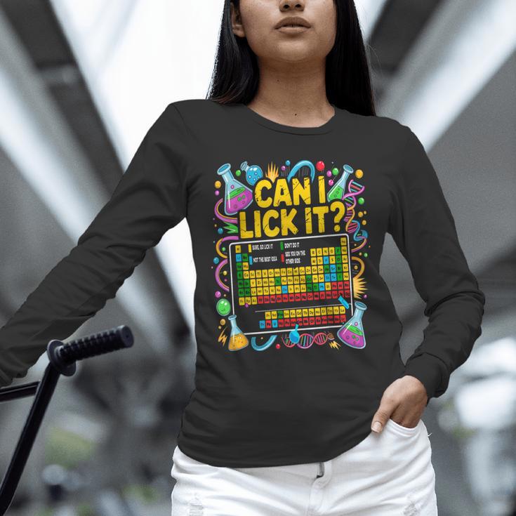 Can I Lick It Periodic Table Science Teacher Men Women Unisex Long Sleeve T-Shirt, novelty gifts, funny gifts Can I Lick It Periodic Table Science Teacher Men Women Unisex Long Sleeve T-Shirt, novelty gifts, funny gifts