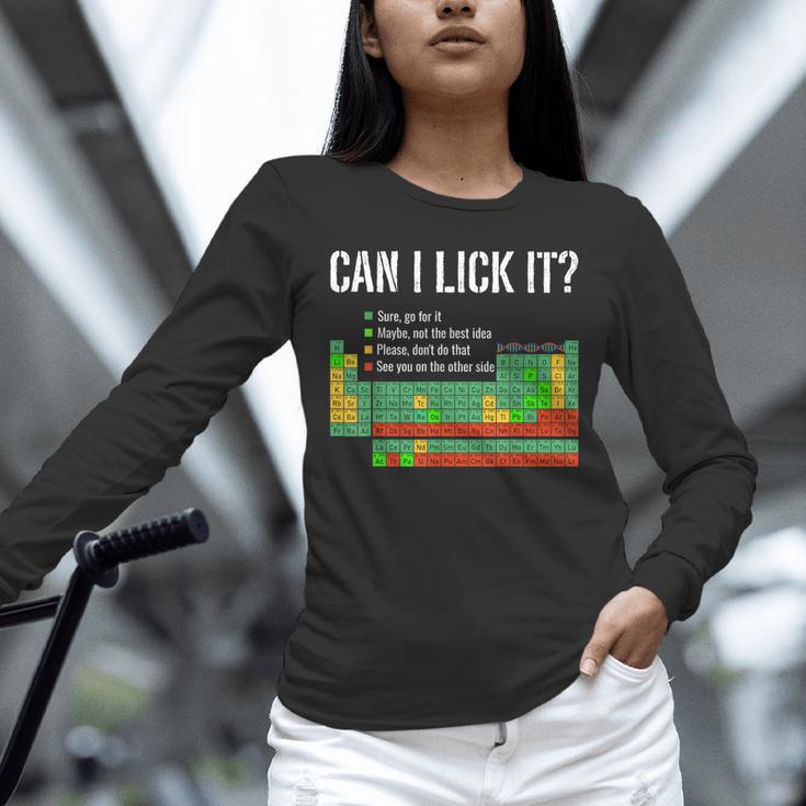 Can I Lick It Periodic Table Science Teacher Student Unisex Long Sleeve T-Shirt, novelty gifts, funny gifts Can I Lick It Periodic Table Science Teacher Student Unisex Long Sleeve T-Shirt, novelty gifts, funny gifts