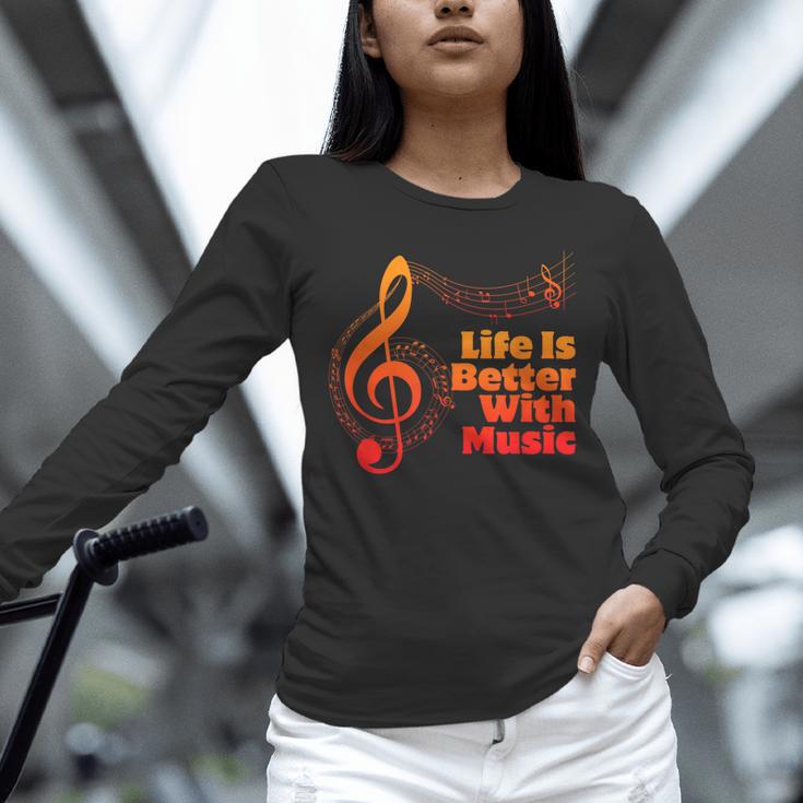 Life Is Better With Music Theory Musician Teacher Notes Clef Unisex Long Sleeve T-Shirt, novelty gifts, funny gifts Life Is Better With Music Theory Musician Teacher Notes Clef Unisex Long Sleeve T-Shirt, novelty gifts, funny gifts