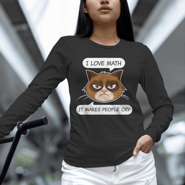 I Love Math It Makes People Cry Math Teacher Unisex Long Sleeve T-Shirt, novelty gifts, funny gifts I Love Math It Makes People Cry Math Teacher Unisex Long Sleeve T-Shirt, novelty gifts, funny gifts