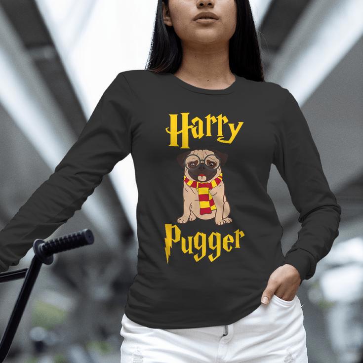Lovely Harry Pugger Pug Unisex Long Sleeve T-Shirt, novelty gifts, funny gifts