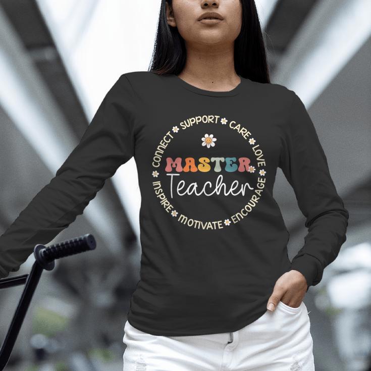 Master Teacher Appreciation Week Back To School Unisex Long Sleeve T-Shirt, novelty gifts, funny gifts